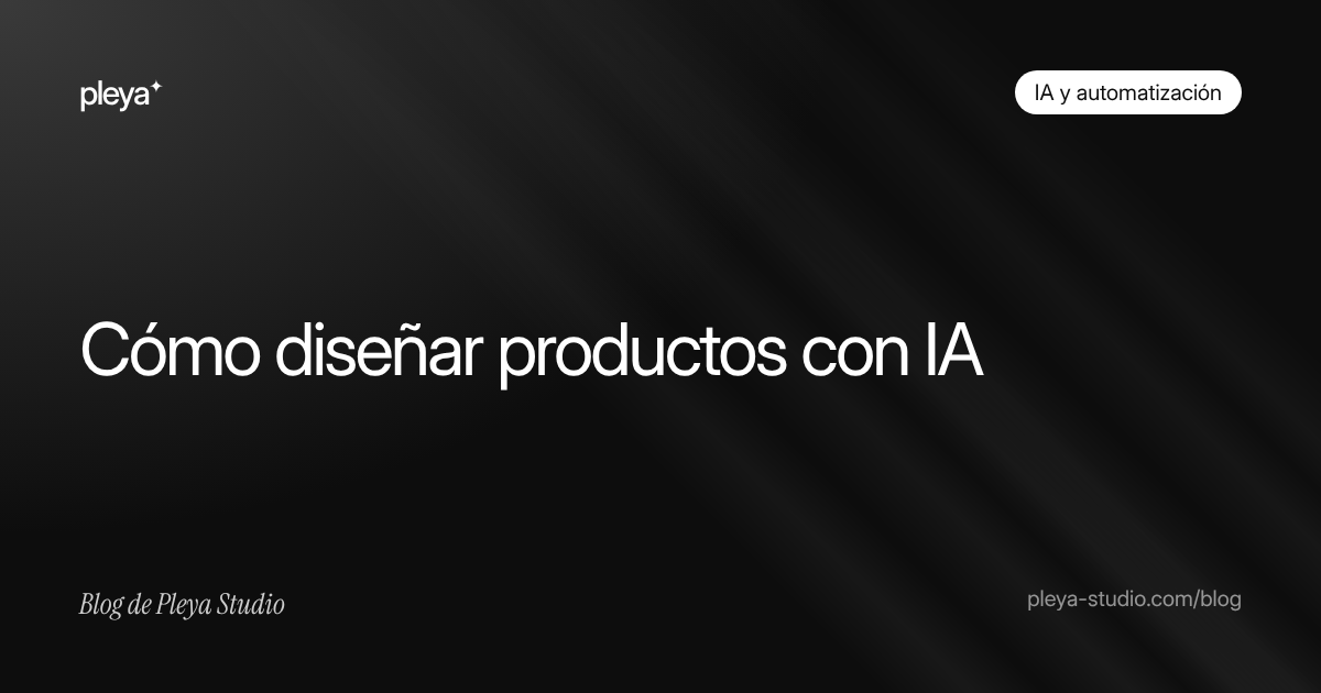 Cómo diseñar productos con IA: guía de UX para interfaces con inteligencia artificial