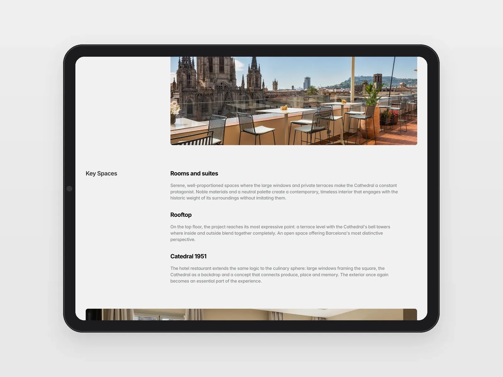 Ficha del Hotel Lamaro en la web de IB Project