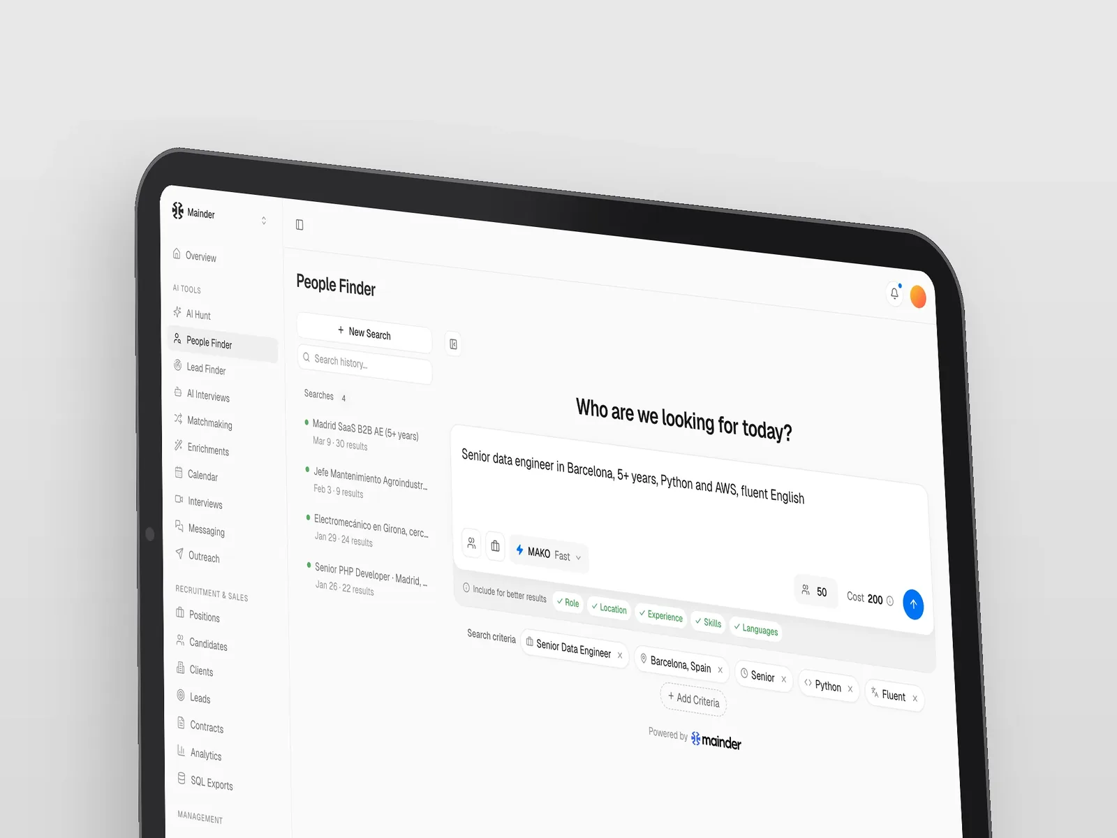 People Finder de Mainder