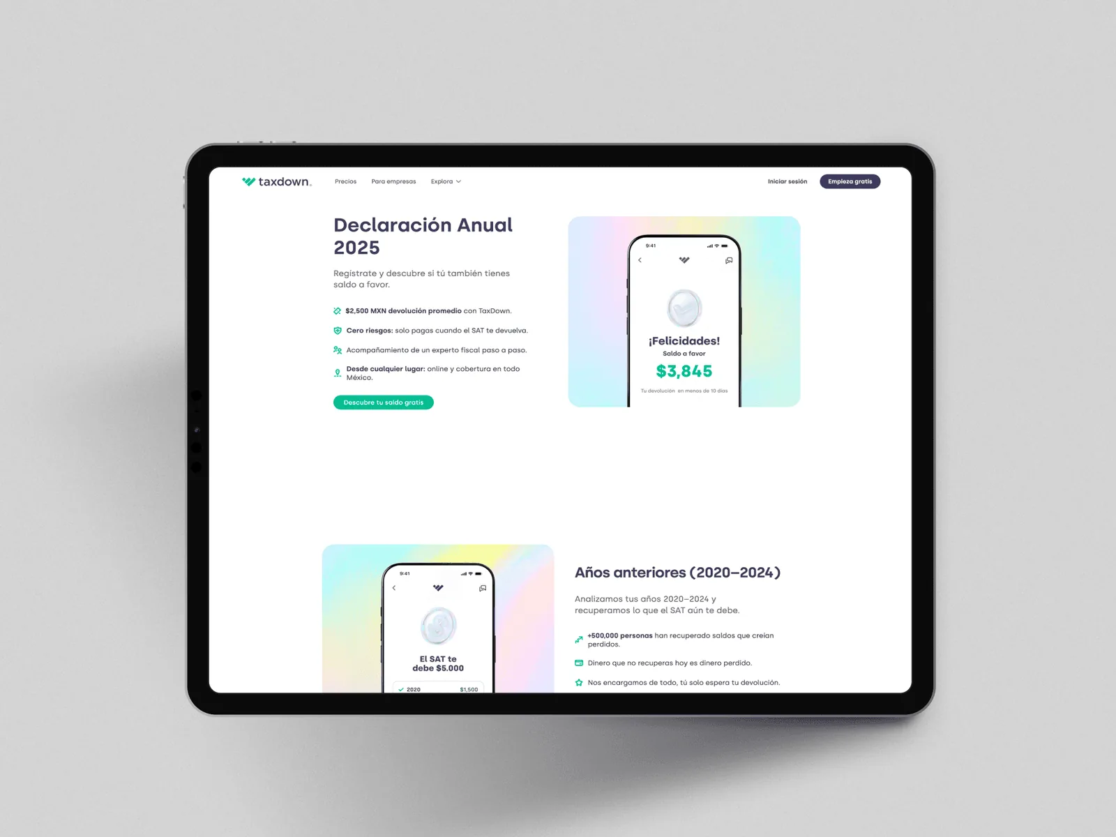 Home de TaxDown