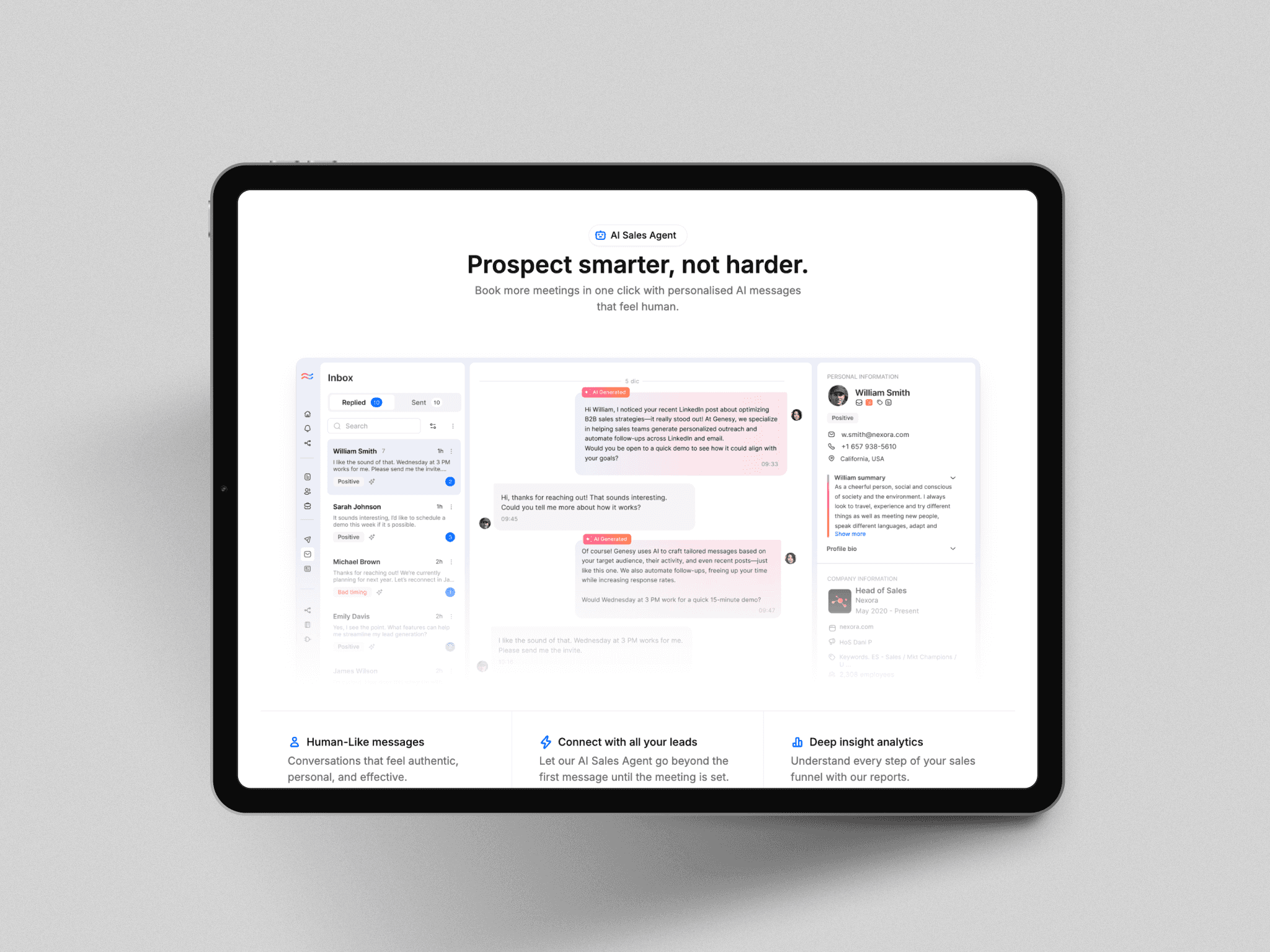 AI sales agent