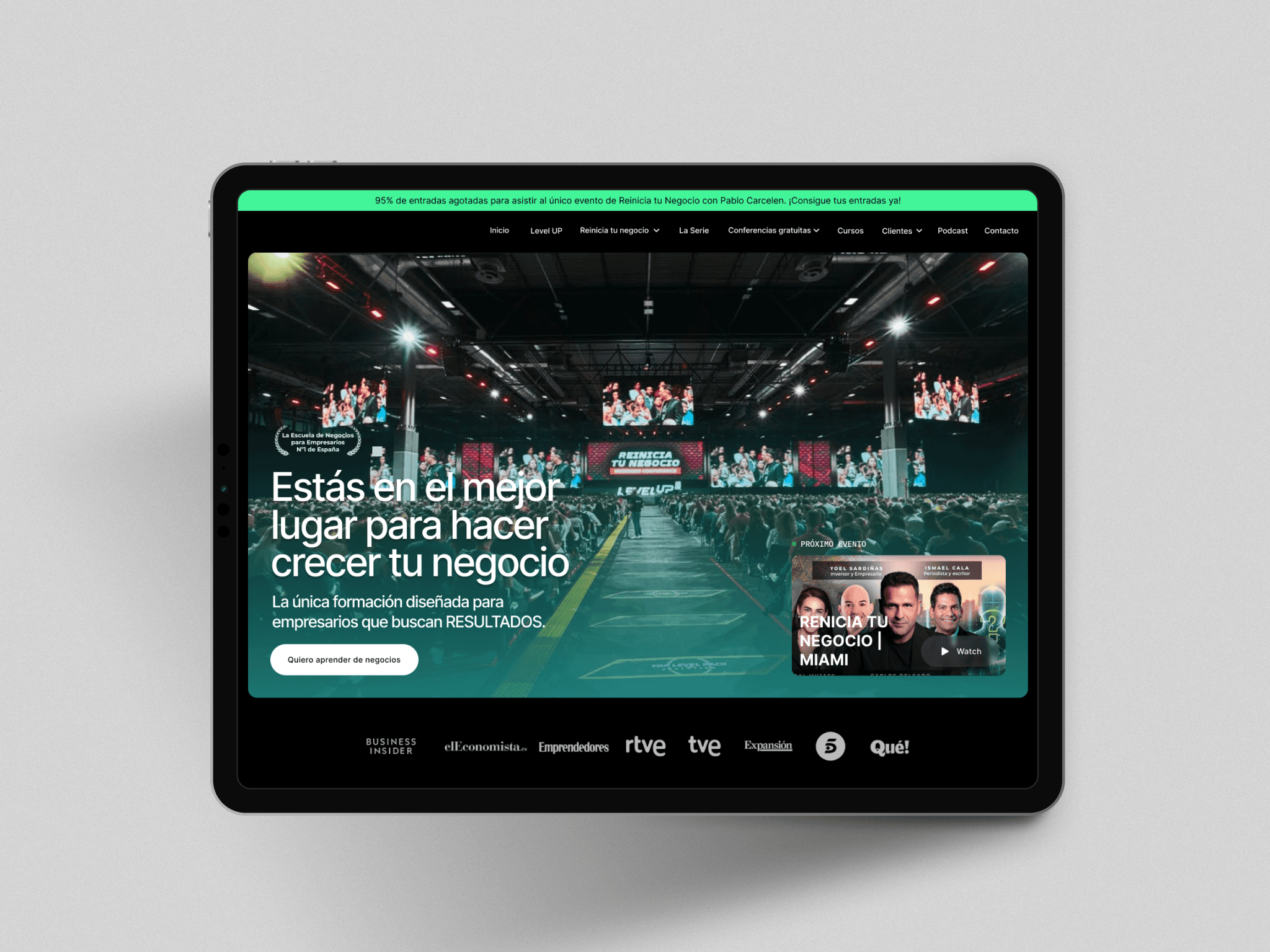 Web de Level Up