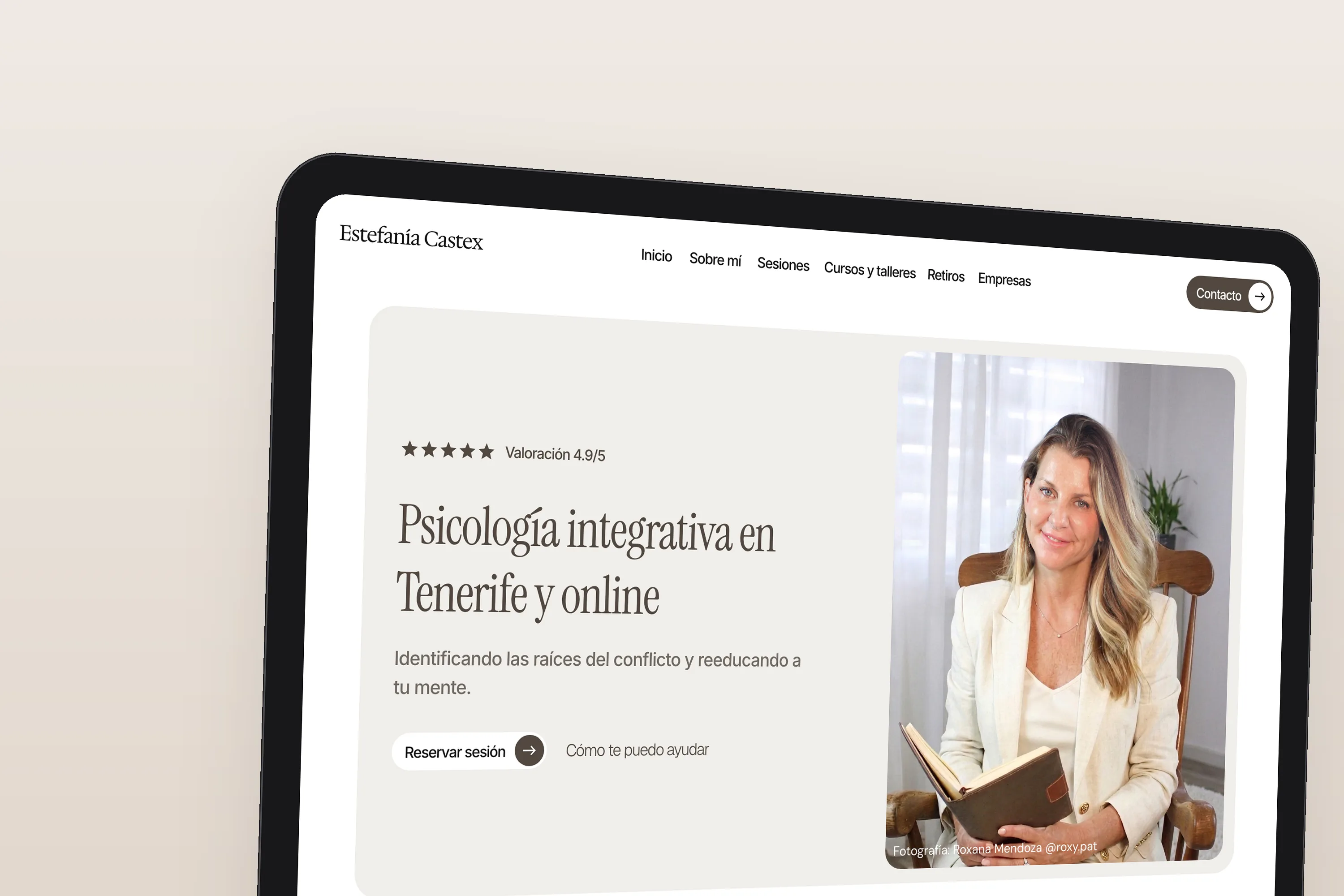 Web de Estefanía Castex