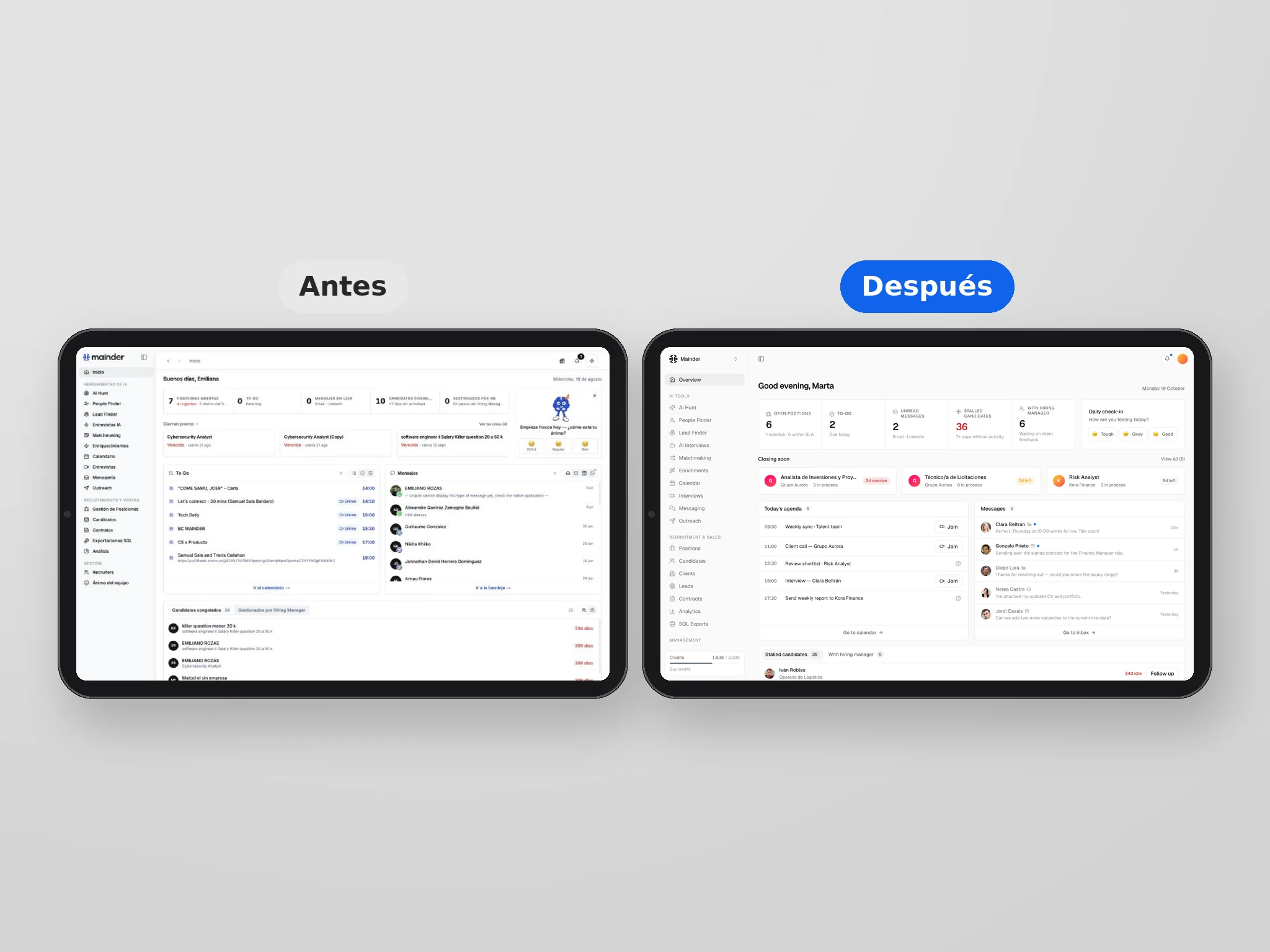 Home: qué atender hoy, de un vistazo